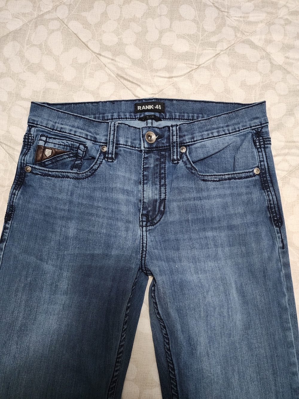Rank-45 Men’s Jeans in Mid Blue